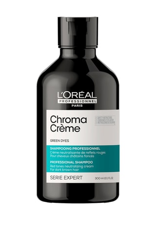 Shampoing anti-reflets rouges Chroma Crème Vert - Cheveux châtains foncés - 300 ml