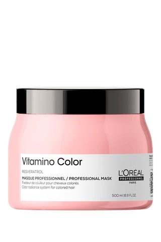 Masque fixateur de couleur Vitamino Color - Cheveux colorés - 500 ml