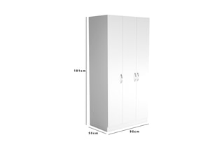 Armoire 3 portes FRN - 90 x 181 x 50 cm