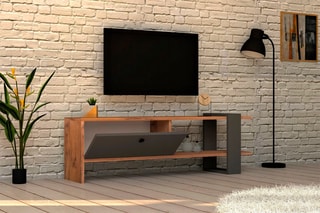 Meuble TV abattant Ova - 120 x 36,8 x 25 cm