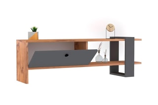 Meuble TV abattant Ova - 120 x 36,8 x 25 cm