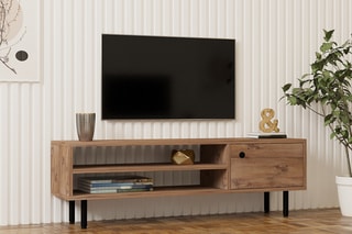 Meuble TV 1 porte Avila - 120 x 38 x 30 cm
