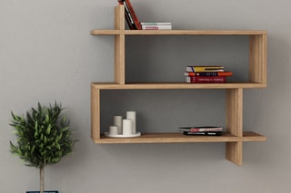Etagère murale 3 niveaux Paralel - 70 x 65,5 x 22 cm