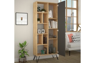 Bibliothèque et gris - 79 x 60 x 32 cm