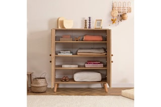 Meuble de rangement 4 portes Multilüx Saka - 95 x 111 x 36 cm