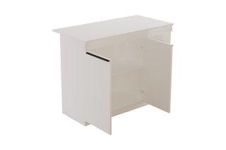Ilot de cuisine 2 portes OR2-W - 120 x 88,2 x 60 cm