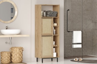 Meuble de rangement 2 portes - 60 x 161,6 x 35,5 cm