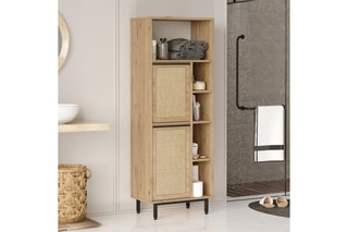 Meuble de rangement 2 portes - 60 x 161,6 x 35,5 cm