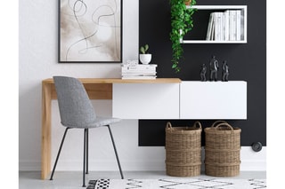 Bureau 2 portes Tiff - 74 x 145 x 45 cm