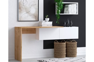 Bureau 2 portes Tiff - 74 x 145 x 45 cm