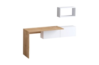 Bureau 2 portes Tiff - 74 x 145 x 45 cm