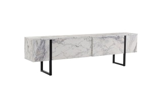 Meuble TV 2 abattants Serenity  - 180 x 45 x 30 cm