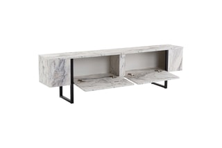 Meuble TV 2 abattants Serenity  - 180 x 45 x 30 cm