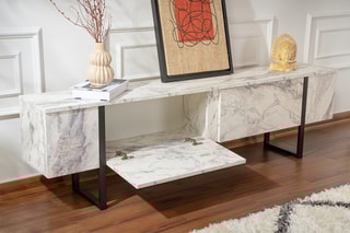 Meuble TV 2 abattants Serenity  - 180 x 45 x 30 cm