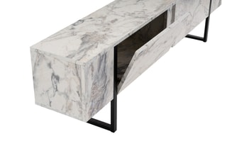Meuble TV 2 abattants Serenity  - 180 x 45 x 30 cm