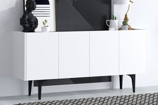 Buffet 4 portes Polaris - 150 x 75 x 40 cm