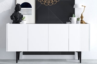 Buffet 4 portes Polaris - 150 x 75 x 40 cm