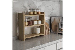 Etagère de cuisine murale 3 niveaux - 44 x 10 x 40 cm