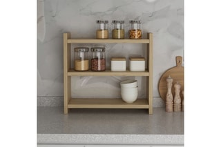 Etagère de cuisine murale 3 niveaux - 44 x 10 x 40 cm