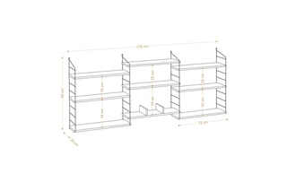 Bibliothèque - 60 x 150 x 18 cm