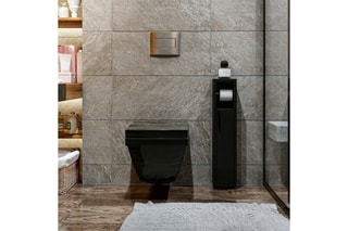 Meuble de salle de bain 1 porte - 15 x 13 x 70 cm