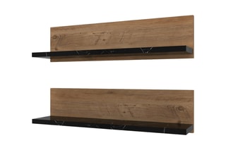 2 étagères murales Shelf - 60 x 15 x 13 cm