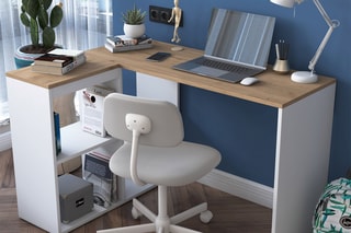 Bureau 4 niches Hattem - 120 x 74,8 x 96 cm