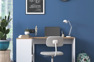 Bureau 4 niches Hattem - 120 x 74,8 x 96 cm