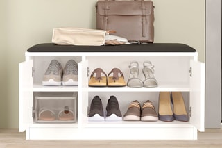 Meuble à chaussures 3 portes - 89,6 x 35,5 x 45,8 cm