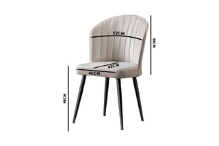 4 chaises - 52 x 85 x 42 cm