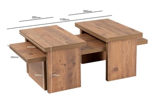 Table basse Sanctuary - 110 x 41,5 x 45 cm