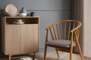 Chaise en bois Doris - 58 x 82 x 56 cm