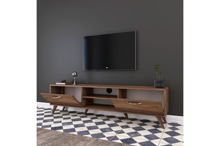 Meuble TV 2 abattants - 180 x 48,6 x 35 cm