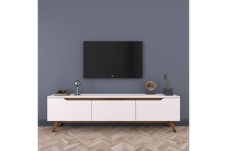 Meuble TV 3 abattants - 48,6 x 180 x 35 cm