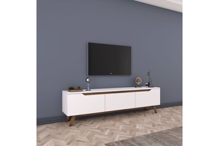 Meuble TV 3 abattants - 48,6 x 180 x 35 cm