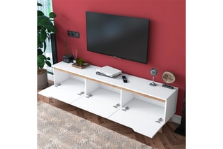 Meuble TV 3 abattants - 180 x 48,6 x 35 cm