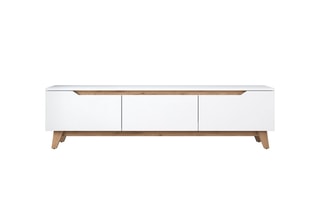 Meuble TV 3 abattants - 180 x 48,6 x 35 cm