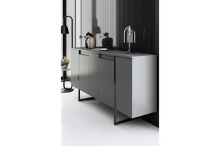 Buffet 4 portes - 160 x 35 x 80 cm 