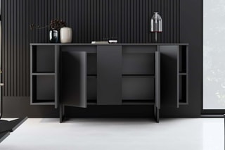 Buffet 4 portes - 160 x 35 x 80 cm 