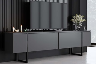 Ensemble meubles de salon - 90 x 39 x 40 / 180 x 50 x 30 / 160 x 80 x 35 cm