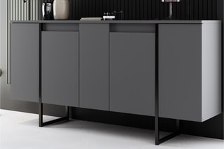 Ensemble meubles de salon - 90 x 39 x 40 / 180 x 50 x 30 / 160 x 80 x 35 cm