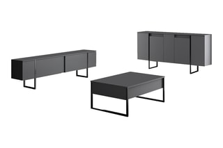 Ensemble meubles de salon - 90 x 39 x 40 / 180 x 50 x 30 / 160 x 80 x 35 cm