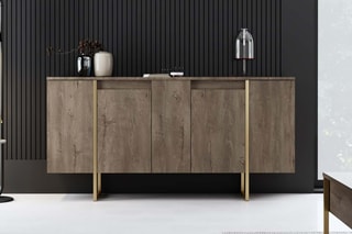 Buffet 4 portes - 160 x 35 x 80 cm 