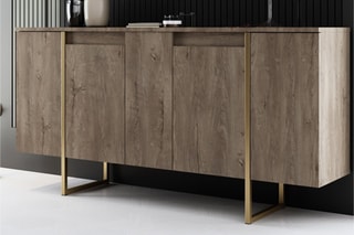 Buffet 4 portes - 160 x 35 x 80 cm 