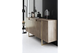 Buffet 4 portes - 160 x 35 x 80 cm 