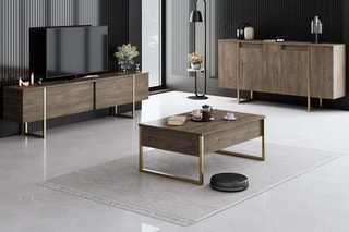 Buffet 4 portes - 160 x 35 x 80 cm 
