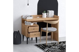 Bureau 2 tiroirs Puuk - 100 x 80 x 45 cm