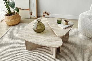 2 tables basses Ballare - 90 x 35 x 60 / 60 x 40 x 40 cm