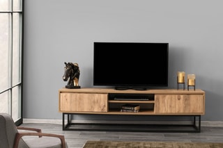 Meuble TV 2 tiroirs - 180 x 50 x 40 cm