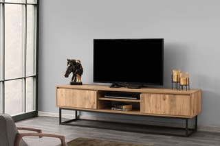 Meuble TV 2 tiroirs - 180 x 50 x 40 cm